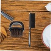 Beavorty 1Set Beard Smoothing Brush Set Custom Mustache Brush Neck
