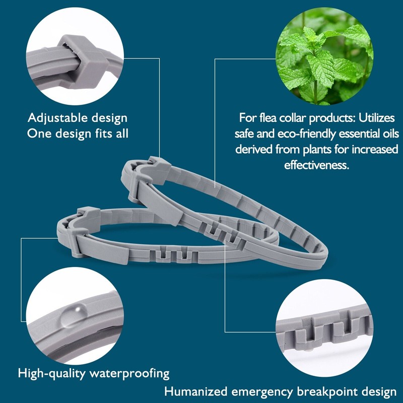 UrbanX Natural Ingredients Flea Prevention Collar for Cats up to