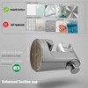Handheld Shower Head Holder - Enhanced Suction Cup - Large