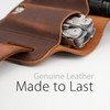 XXL EDC Leather Sheath for Leatherman Multitools, Belt Sheath Pocket