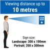 VSafety You Are on CCTV Smiley Sign 200mm x 300mm