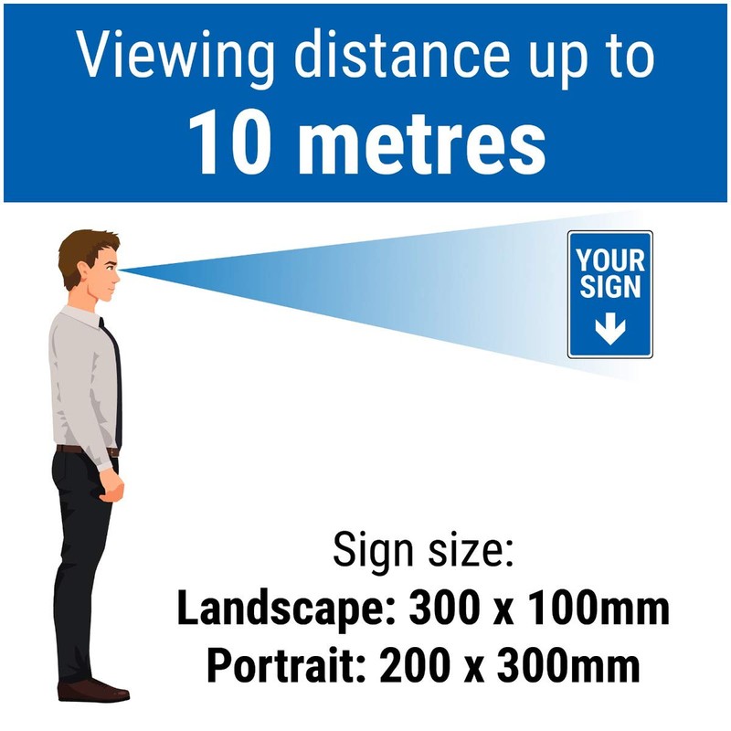 VSafety You Are on CCTV Smiley Sign 200mm x 300mm