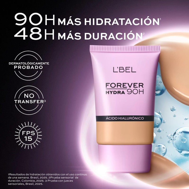 L’Bel Forever Hydra 90H Base Hidratante de Larga Duración 27g