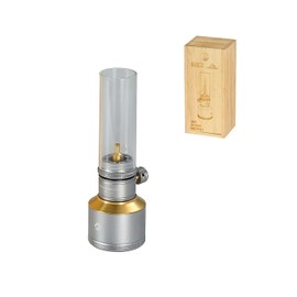 Campingmoon T-1D15 Camping Gas Lantern with Empty Tank Wooden Lantern Case
