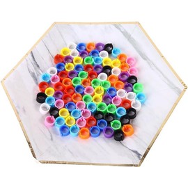 100PCS Poultry Leg Rings, 10 Colors Poultry Foot Rings Bird Identification Leg Bands Clip-on Rings for Birds, Ducks and Chickens Diameter 8mm