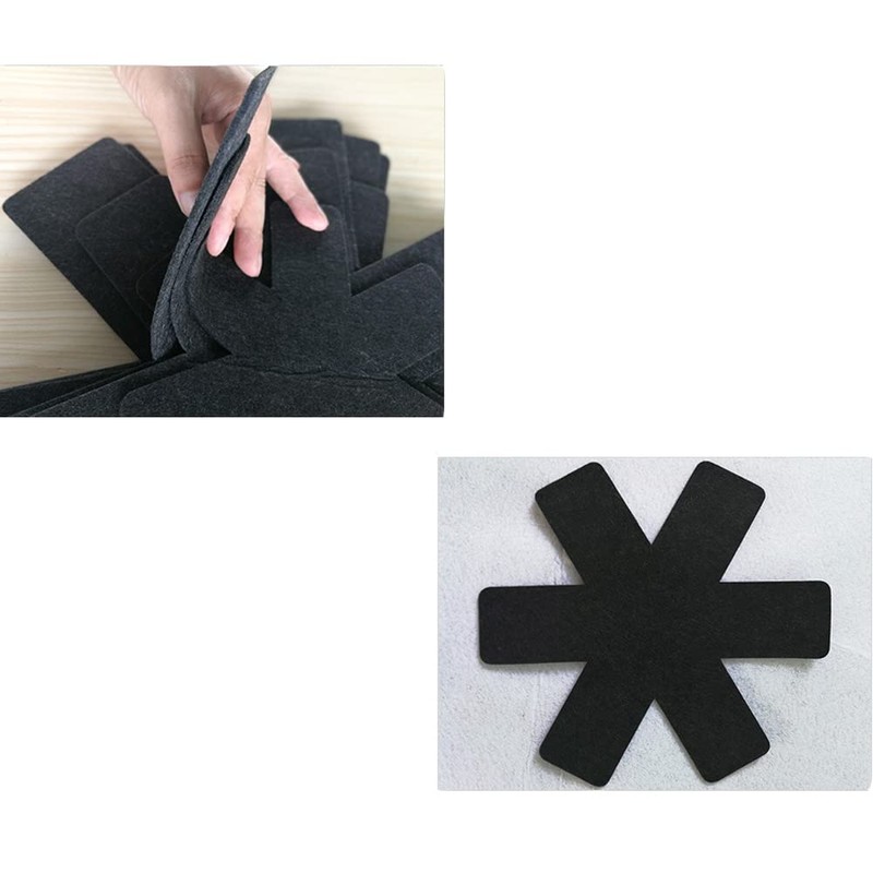 Pan Protectors Pot Divider Pads for Separating Pots and Pans,