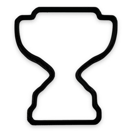 Trophy Cookie Cutter with Easy to Push Design