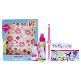 Mpf Fluffy By Mpf for Kids - 4 Pc Gift Set 3.4oz Body Spray, Clutch, Stickers, Bracelet, 4count