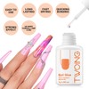 YTRUNS 2PCS Super Strong Nails 7g Acrylic Press-On Fake Long