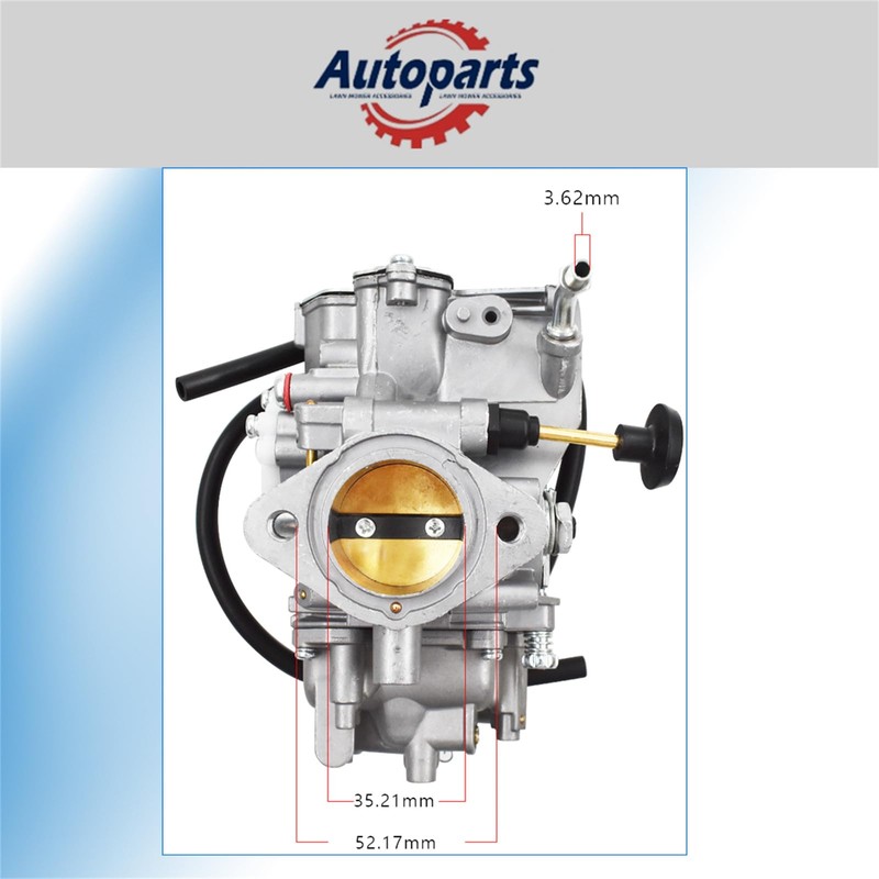 Carburetor Replacement for Yamaha Big Bear 350 YFM350 1987-1998, Moto-4