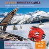 NOONE 2 Gauge Jumper Cable Heavy Duty Car Battery Clamps,