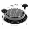 Manual Chicken Shredder Tool for Cooked Meat – Clear-Lid Rotating