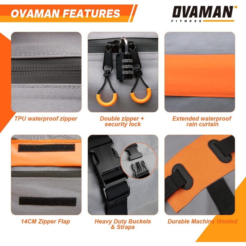 Car Rooftop Cargo Carrier Bag – 23 Cubic Feet Waterproof