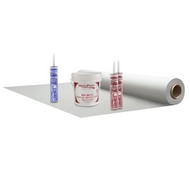 RecPro Extreme Duty RV Slideout Rubber Roof Kit | 4' Wide | RV Slideout Roof Repair | Camper Roof Repair | Camper (RV) Roofing Kit | PVC Rubber Roof | 6ft | Made in USA