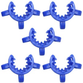 Marvexi 5Pcs Plastic Keck Clip 14mm Joint Clips Keck Clips Ground Glass Joint Standard Conical Interface Clip for Glass（Blue）