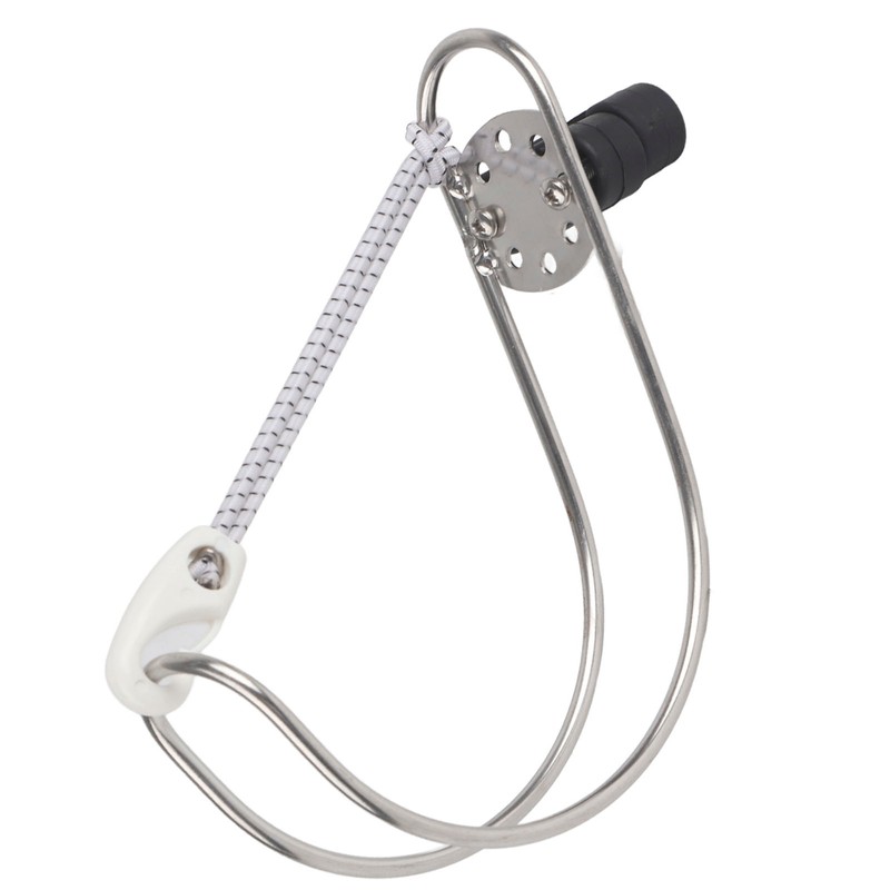 4.5in Stainless Steel Lifebuoy Ring Bracket Horseshoe Holder for Marine