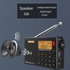 SIHUADON R108 Radio(Black) and XHDATA E100 walkie Talkie