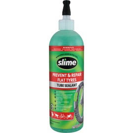 Slime 10026 Sigillante per Camera d'Aria Antiforatura per Bici, Prevenire e Riparare, per Tutti i Tipi di Bicicletta, Non Tossico, Ecologico, Flacone da 473 ml