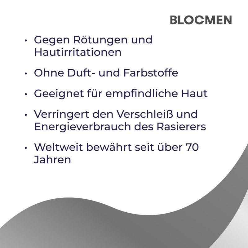 BLOCMEN Derma shaving powder pen, 3 x 60 g, for