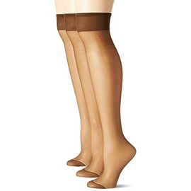 Berkshire Plus Size All Day Sheer Knee Highs - Reinforced Toe - 3 Pack - 6728