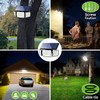 intelamp Solar Outdoor Lights 1200LM 6000mAh Security Lights with Remote