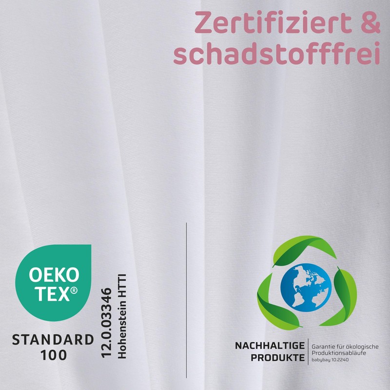 babybay Jersey Fitted Sheet Deluxe Double Pack Suitable for Boxspring
