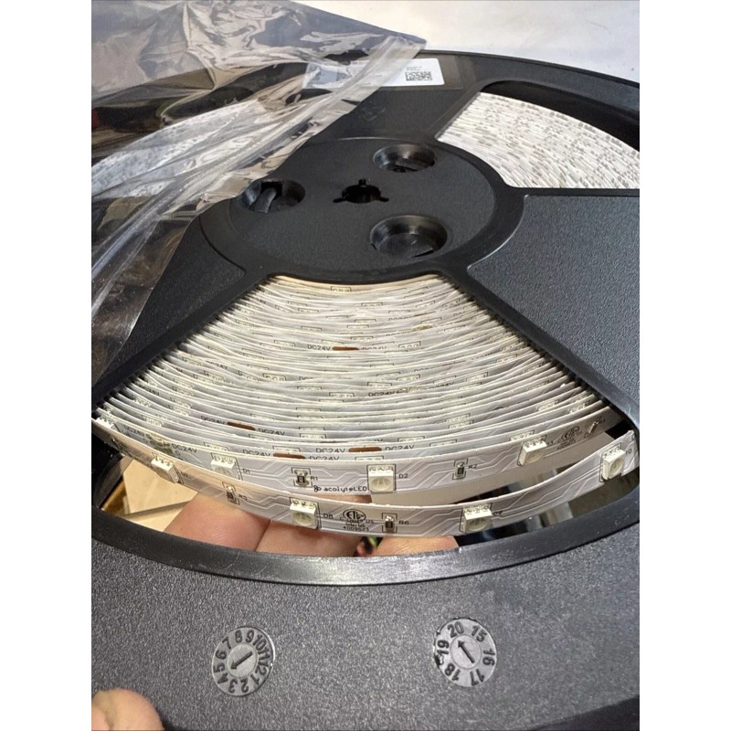 Acolyte LED Tape Light Ribbonlyte 24V, 20 Meters, 2.2W, RB0RGBA202.2RG