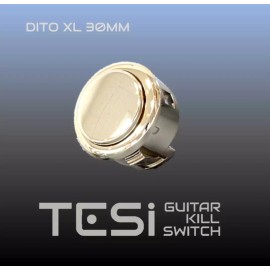 Tesi DITO XL Metallic 30MM Momentary Arcade Button Guitar Kill Switch Gold