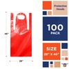 Disposable Aprons 28" x 46". Waterproof Plastic Bibs PE 1