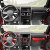SQQP Carbon Fiber 14PCS Full Set Interior Trim Kit for