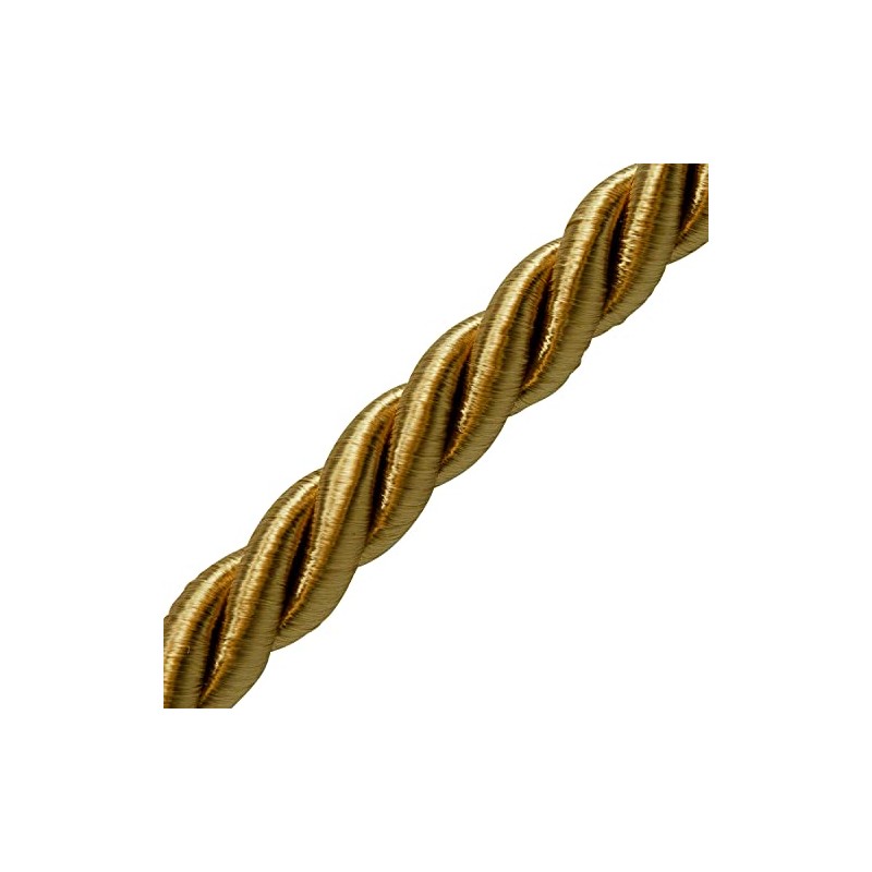 Trims by the Yard Reed Twisted Cord Gold Cut Trim,