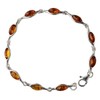 Sterling Silver Honey Baltic Amber Bracelet Delicate
