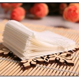Funkymall 100pc 3.5" x 5" Empty Drawstring Filter Paper Tea Garni Potpourri Bags
