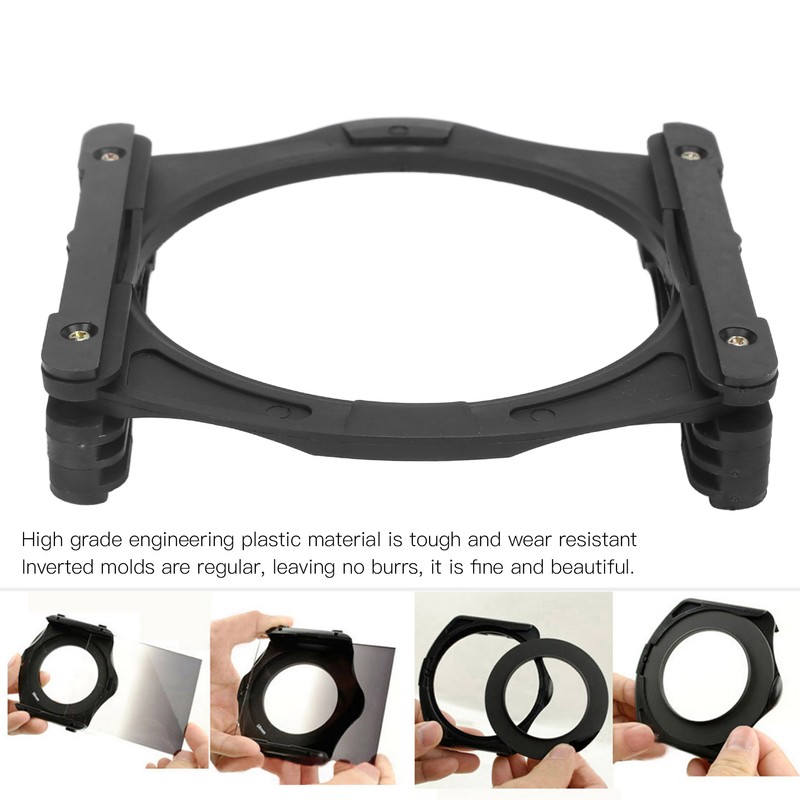 Zomei 100mm Square Filter Holder for 67mm 72mm 77mm 82mm