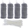 40 Pieces Lint Traps Stainless Steel Washing Machine Lint Snare