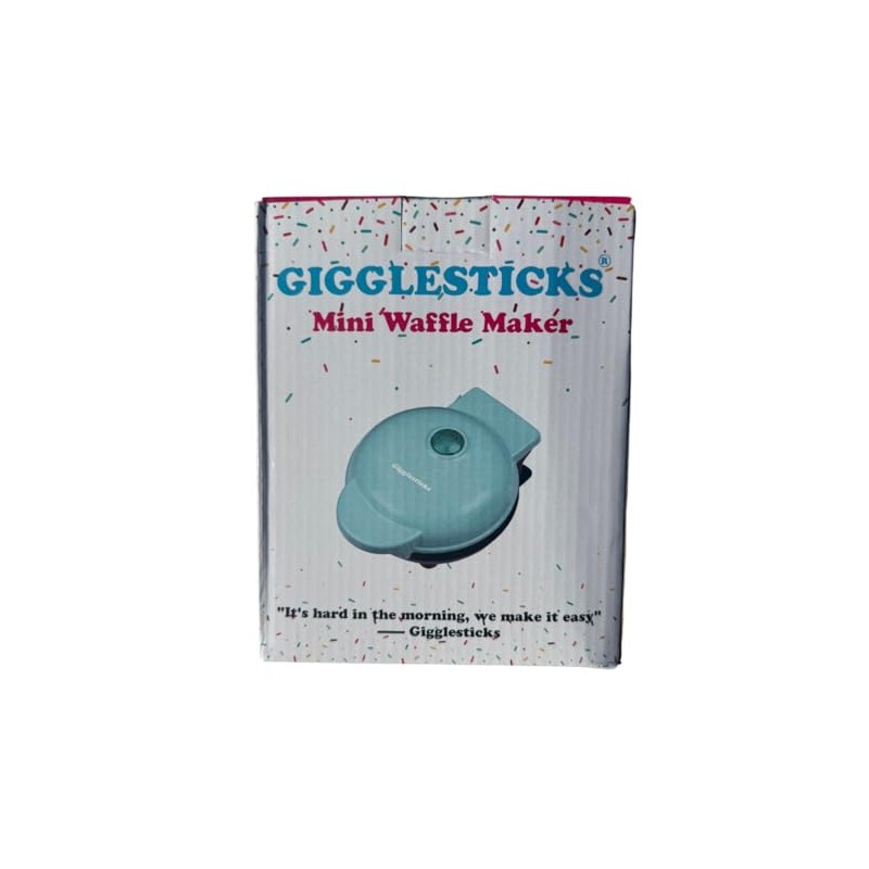 Gigglesticks Mini Waffle Maker - Bachelorette Party Fun, Compact Stainless