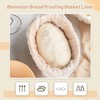 50 Pcs Banneton Bread Proofing Basket Liner,21" Bread Bowls Liner