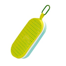 TELAIN Portable Glasses Case for Kids, Hard Case for Sunglasses in Bright Green, Durable Glasses Case for Travel, Perfect for Swimming Goggles and Sunglasses, Green