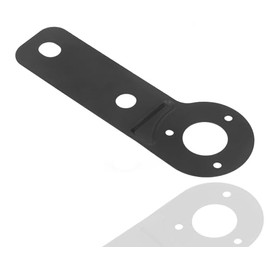 Trailer Socket Bracket - 16mm Steel Heavy Duty Socket Mount Plate 7 Pin Trailer Towbar Socket Hitch Black Trailer Accessories