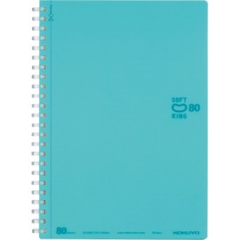 Kokuyo Notebook, Soft Ring, 80 Sheets, A5, Dot Ruled, SV338BT-LB