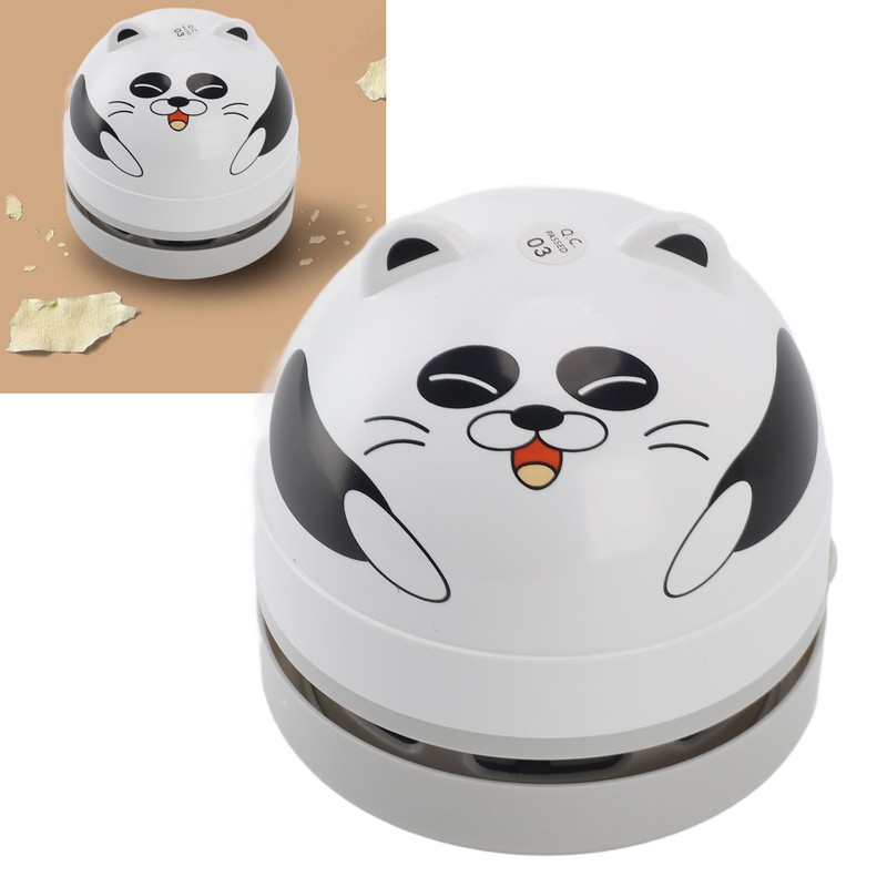 Desktop Vacuum Cleaner with Vacuum Nozzle Cleaning Brush Portable Mini
