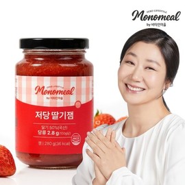 Vitamin Village 비타민마을 모노밀 저당 딸기잼 알룰로스 280g x 1개 Vitamin Village Monomil Low Sugar Strawberry Jam Allulose 280g x 1 piece