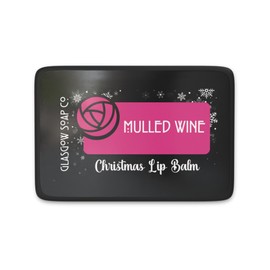 Mulled Wine Christmas Lip Balm Made with Coconut Oil, Shea Butter and Beeswax - 15g