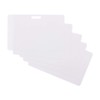 10 x Karteo® Blank Plastic Cards White Horizontal Horizontal with