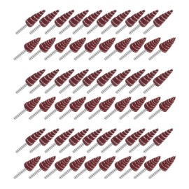 Unbranded 60X Cone Shape Abrasive Flap Wheel 1/8" Shank For Deburring Sanding Polishing