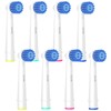 8 Pack Sensitive Gum Care Replacement Brush Heads Compatible with