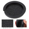 Shipenophy Acoustic Guitar Soundhole Cover Acoustic Guitar Accessories Black Rubber