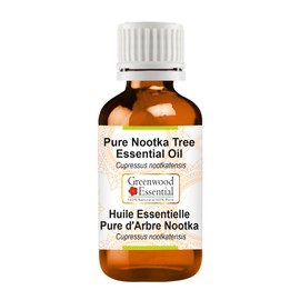 Greenwood Essential Pure Nootka Tree Essential Oil (Cupressus nootkatensis) Steam Distilled 10ml (0.33 oz)