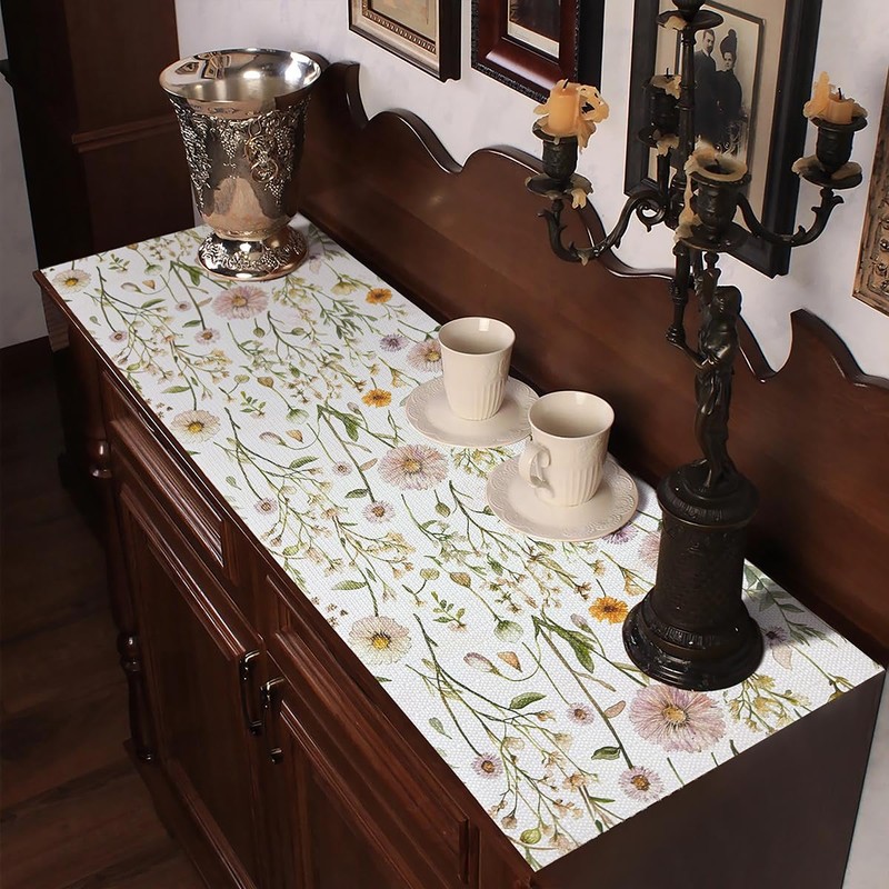 Tatyanna Drawer and Shelf Liner for Kitchen Cabinets Non Adhesive