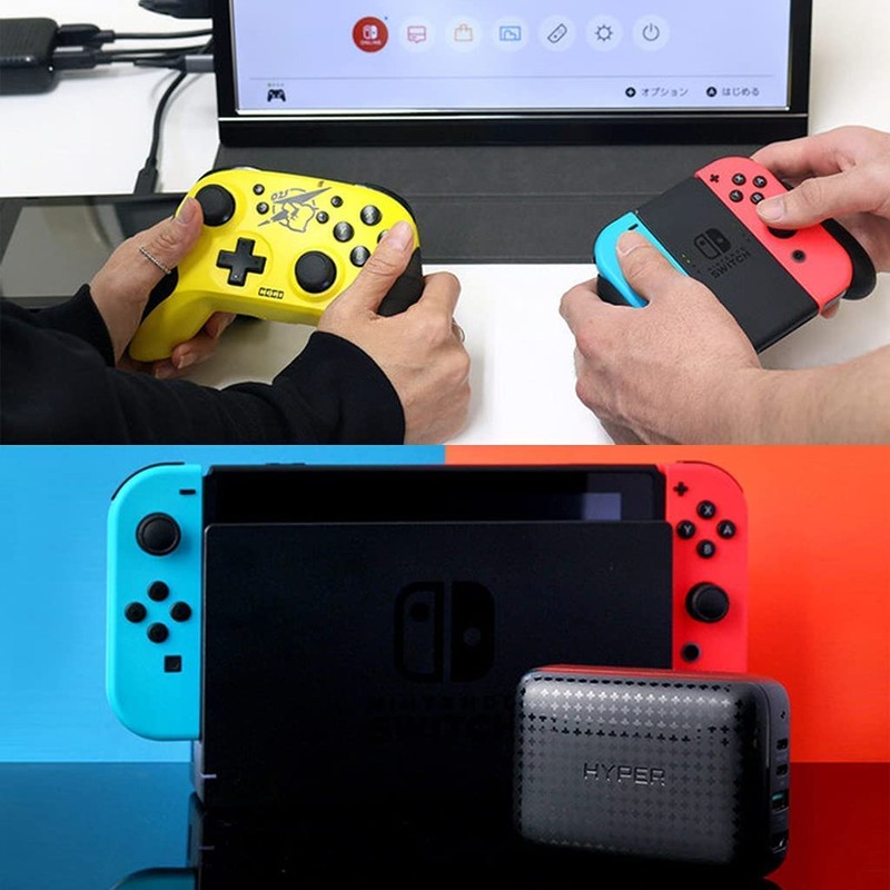 HyperDrive Switch Compatible Dock, Small USB-C Multifunction Hub, 4K, 60Hz/1080p,